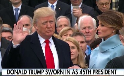 trump45swornin_small In Donald Trump, Christians now have a powerful (if unlikely) champion in the White House President  